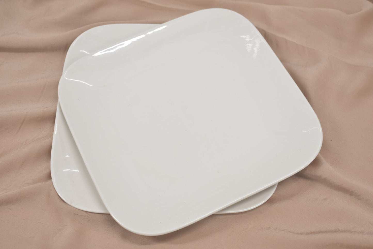 Large White Square Plates