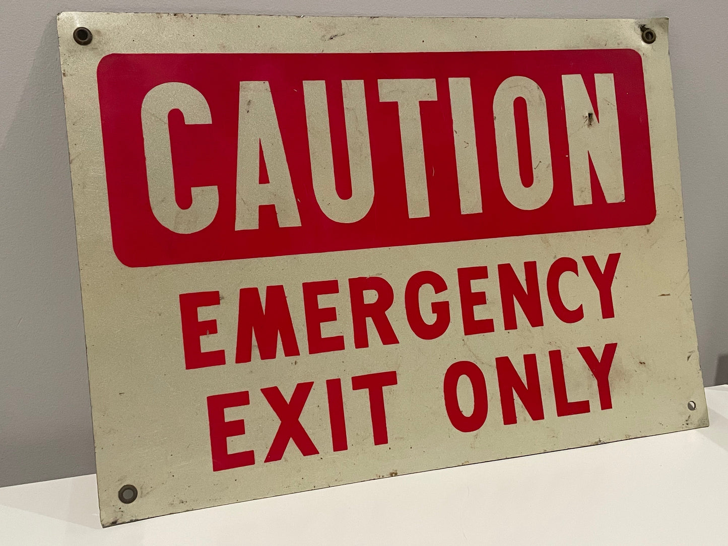 Emergency Exit sign