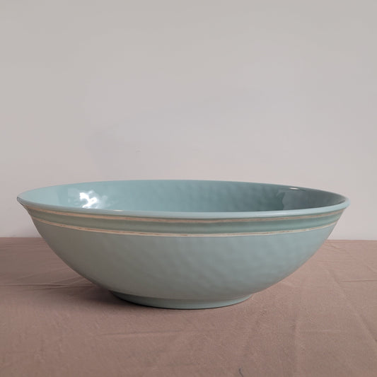 Ceramic Blue Vintage Bowl