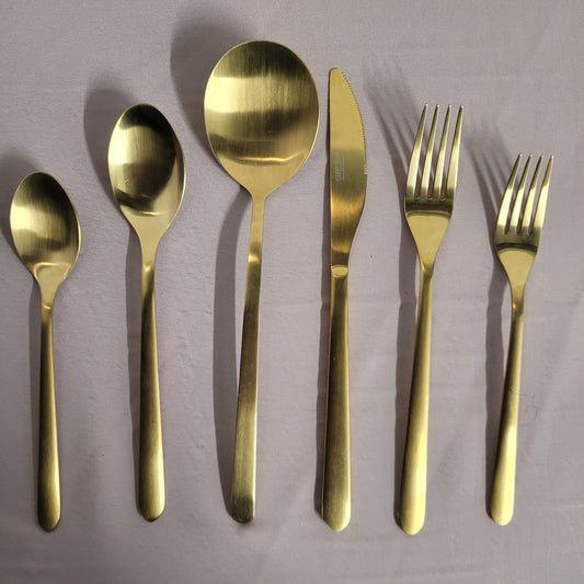 Gold Cutlery Set