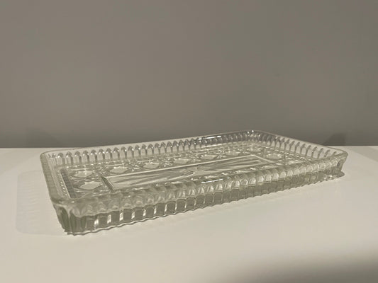 Small Pressed Glass Tray